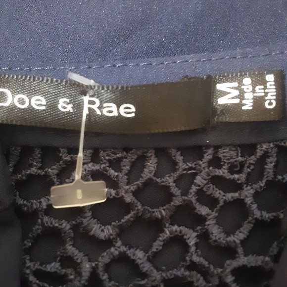 Doe & Rae Textured Halter Mini Dress Medium Embroidered Button Front Flowy Summe - Picture 6 of 7